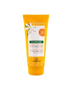 Klorane - Solaire - Gel-crème solaire sublime haute protection SPF30 au Tamanu BIO et Monoï - Visage et Corps 200 ml