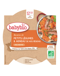 Navarin de Petits Légumes & Agneau de nos Régions à la Menthe Bio