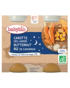 Carotte des Landes Butternut Riz de Camargue Bio