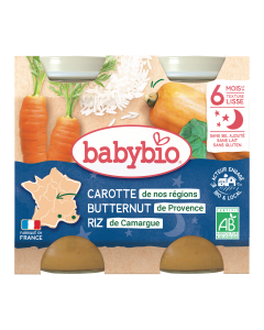 Carotte des Landes Butternut de Provence Riz de Camargue Bio