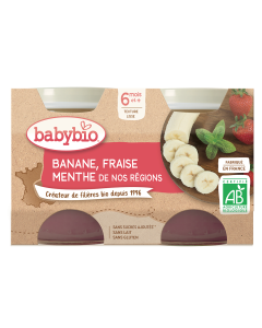 Banane Fraise Menthe de nos Régions Bio