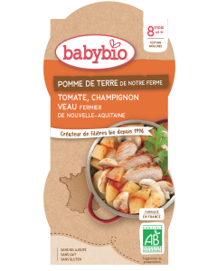 Pomme de terre de notre Ferme Tomate Champignon Veau fermier de No Bio