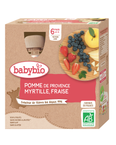 Pomme de Provence Myrtille Fraise Bio