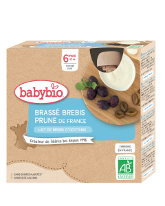 Brassé Brebis Prune de France Bio