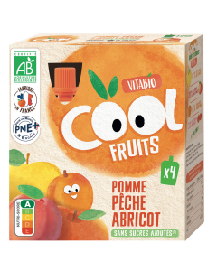 Cool Fruits Pomme Pêche Abricot Bio