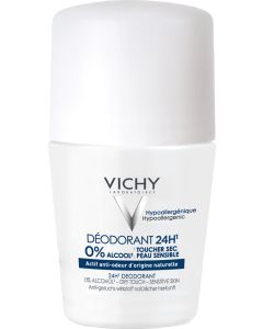 Déodorant 24H actif anti-odeur d'origine naturelle toucher sec - Roll-on