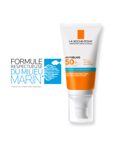 Anthelios Crème Solaire Hydratante Visage SPF50+ Avec Parfum 50ml