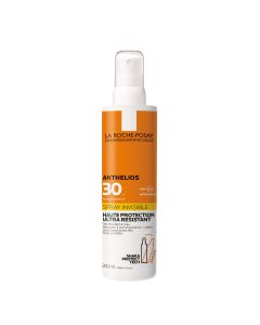 Anthelios Crème Solaire en Spray Invisible Corps SPF30 Avec Parfum 200ml