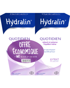 Lot de 2 X 400 ml Hydralin Quotidien