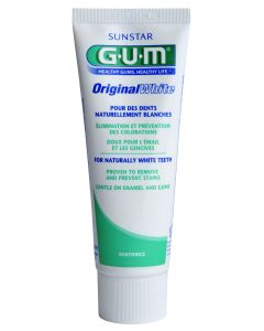 DENTIFRICE GUM ORIGINAL WHITE 75ML LOT DE 2