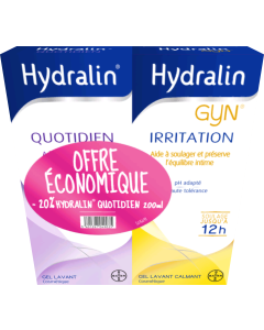 Lot de 2x200 ml  Hydralin Quotidien et Gyn