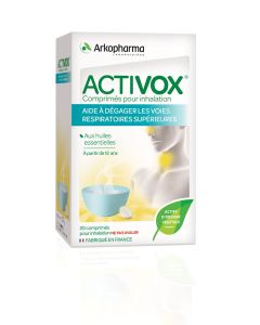 Activox Nez Et Gorge Huiles Essentielles, 20 comprimés inhalation