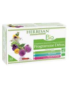 HERBESAN PROGRAMME DETOX BIO - 30 AMPOULES DE 15 ML