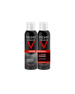 LOT*2  Homme Mousse à raser Anti-irritations