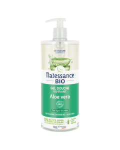 NATESSANCE / GEL DOUCHE ALOE VERA BIO SANS SULFATES 1L