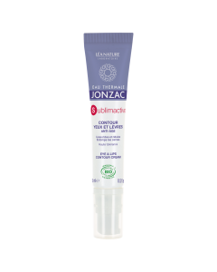 EAU THERMALE JONZAC / SUBLIMACTIVE / SOIN CONTOUR YEUX ET LEVRES JEUNESSE IMMEDIATE BIO 15ML