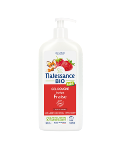 GEL DOUCHE VANILLE FRAISE BIO** 500ML NATESSANCE