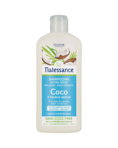 SHAMPOOING COCO ET KERATINE VEGETALE 250ML NATESSANCE