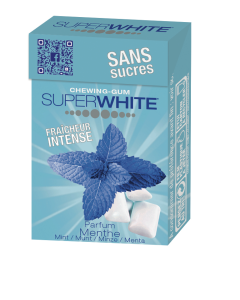 SUPERWHITE CHEWING-GUM MENTHE