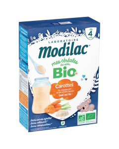 MODILAC CEREALES BIO RIZ CAROTTE 250G