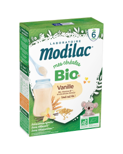 MODILAC CEREALES BIO VANILLE 250G