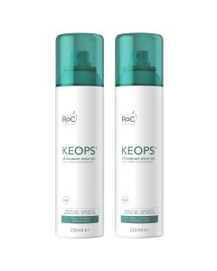 RoC Keops Déodorant Spray Sec 24h Lot de 2 x 150ml