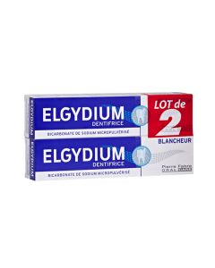 Pierre Fabre Oral Care - Elgydium - Dentifrice Blancheur - Offre spéciale duo 2X75ml