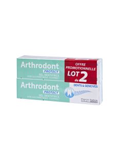 Pierre Fabre Oral Care - Arthrodont Protect - Dentifrice Gencives sensibles - Offre spéciale duo 2X75ml