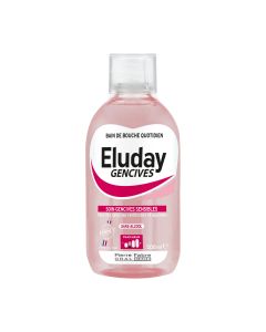 Eluday Gencives - bain de bouche quotidien soin gencives sensibles 500 ml