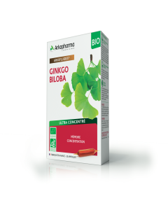 ARKOFLUIDES BIO Mémoire - Concentration, Ginkgo Biloba 20 amp. x 10 ml