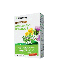 ARKOFLUIDES Détoxifiant Hépatique Desmodium, Chardon Marie, Chrysanthellum, Romarin 20 amp. x 10 ml