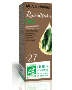 OLFAE N°27 Ravintsara BIO 5 ml (Cinnamomum camphora CT 1,8-cinéole)