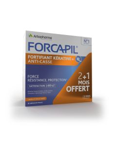 FORCAPIL FORTIFIANT + KERATINE 180 GELULES ARKOPHARMA