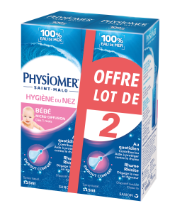 Physiomer Bébé Micro-diffusion - Spray Nasal - Lot de 2x 115ml