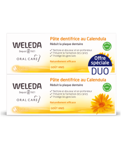 Duo Pâte dentifrice au Calendula - 2x75 ml