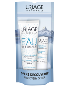 PROMO Crème d'Eau Mains 30ml + Stick Lèvres Hydratant 4g