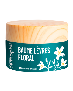 BAUME LÈVRES FLORAL POT EN VERRE 15g