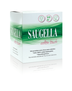 SAUGELLA COTTON TOUCH SERVIETTES  JOUR X 14