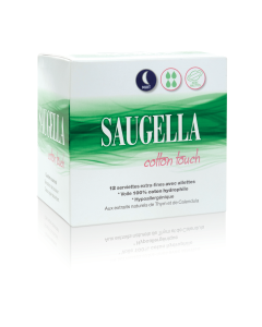 SAUGELLA COTTON TOUCH SERVIETTE NUIT X12