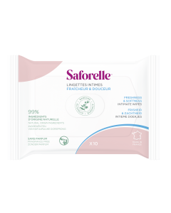 SAFORELLE LINGETTES POCKET BIODEGRADABLES X10 LINGETTES INTIMES