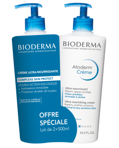 ATODERM CREME FP500ML LOT DE 2