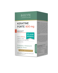 PACK KERATINE FORTE 900MG BOOST 120 GELULES