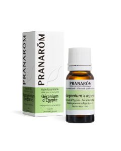 Pranarom - Géranium d'Egypte - Huile Essentielle Chémotypée - Relaxante - Soin de la Peau - 100% Pure Et Naturelle - HECT - 10 ml