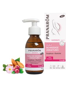 PRANABB HUILE MASSAGE VERGETURES BIO (ECO) 100 ML FR/NL