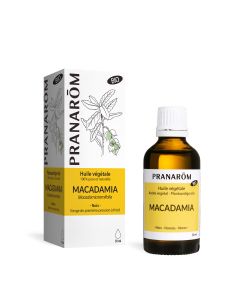 Pranarom - Macadamia BIO - Huile Végétale - Soin des Cheveux, Ongles et Peau - 50 ml