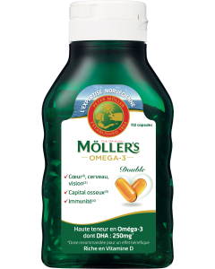 MOLLERS Oméga -3 Double 112 gélules