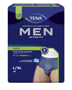 TENA Men Active fit pants plus L/XL x8