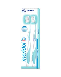 Brosse à dents Meridol Protection Gencives souple x2