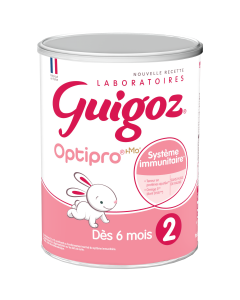 GUIGOZ 2 Optipro Lait Intantile 2ème âge dès 6 mois - 800g