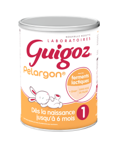 GUIGOZ PELARGON 1 Lait Infantile 1er âge dès la Naissance 800g